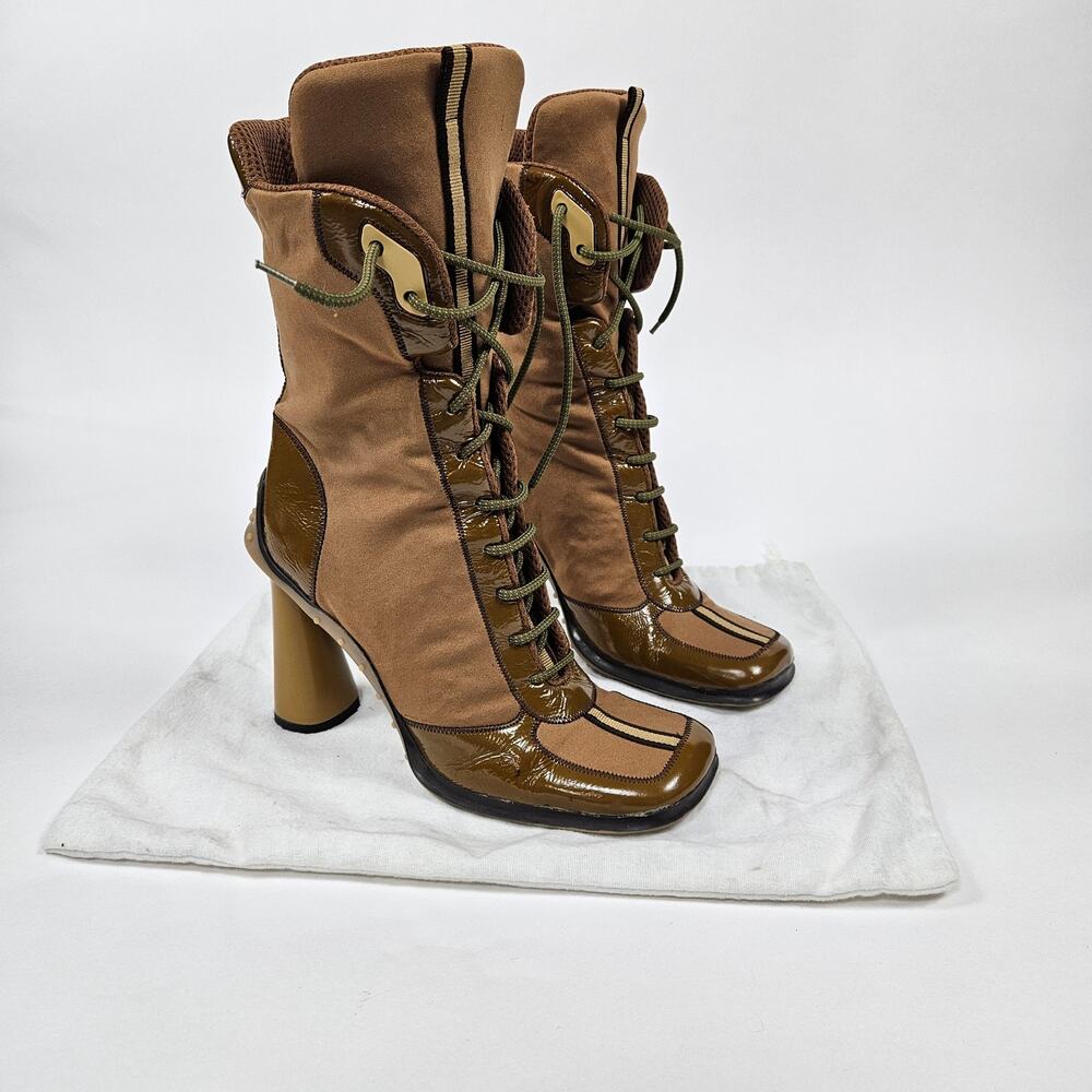 Vintage Miu Miu Boots F/W 1999 Tech Heels Bubble Sole RARE - EU 39 - Picture 10 of 15
